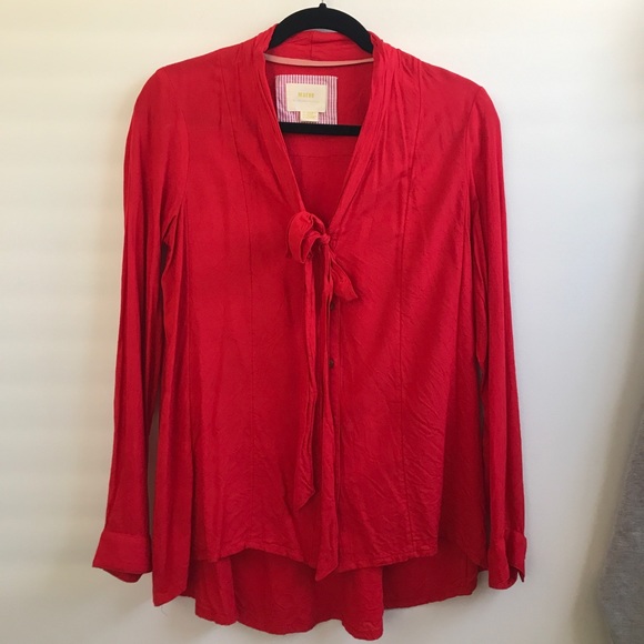 Maeve Tops - Maeve (Anthropologie) long-sleeved blouse